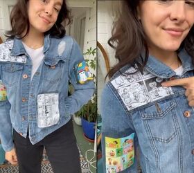 WOW! This is a Stunning Way to Upcycle a Denim Jacket With Comics