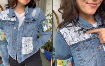WOW! This is a Stunning Way to Upcycle a Denim Jacket With Comics