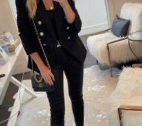 10 glam holiday outfit ideas perfect for ladies over 40, Holiday in black look