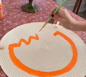 turn 2 placemats into a holiday purse inspired by pillsbury cookies, Painting design