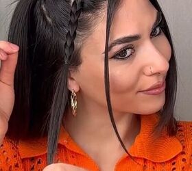 do this instead of braiding your hair all the way down, Braiding
