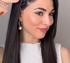 Easy Fall Hairstyle on Only One Side of Your Head