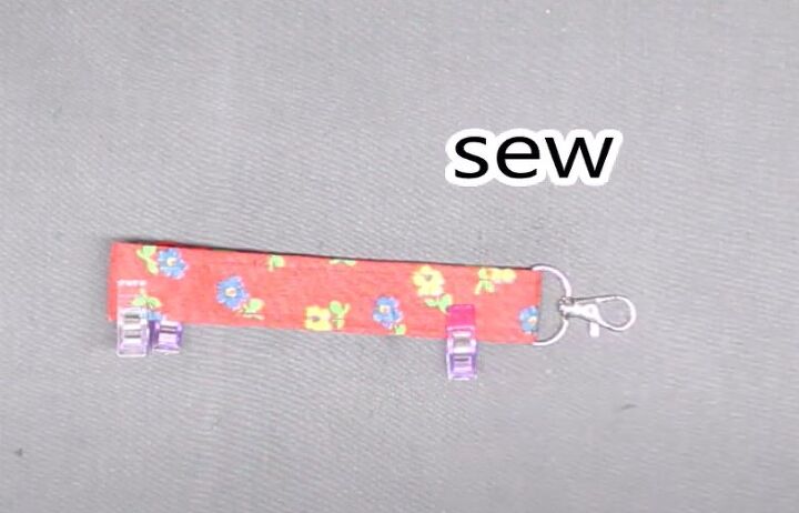 Thread Wrislets How to DIY a Cute Wristlet From a Scrap of Fabric & a Simple Hook | Upstyle