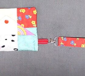 How to DIY a Cute Wristlet From a Scrap of Fabric & a Simple Hook
