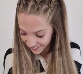 Super Cute and Easy Hairstyle With 4 Braids