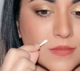 how to stop makeup creasing in smile lines, Removing makeup from smile lines