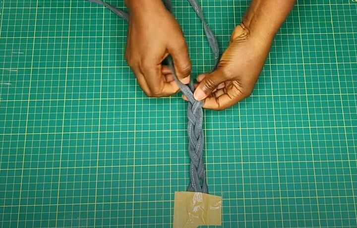 upcycled denim, Making straps