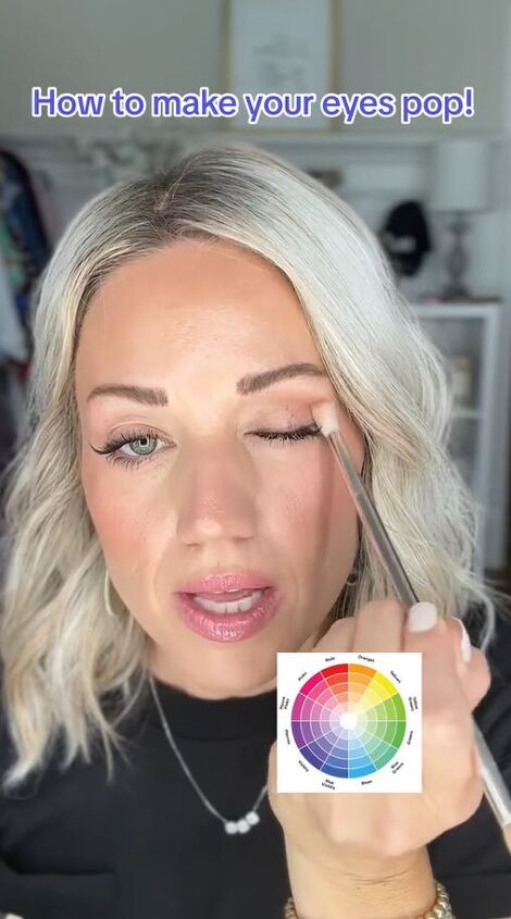 the science to making your eyes pop, Applying eyeshadow