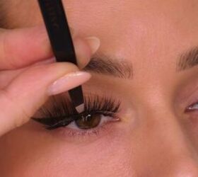 eyelash hacks, Applying false eyelashes