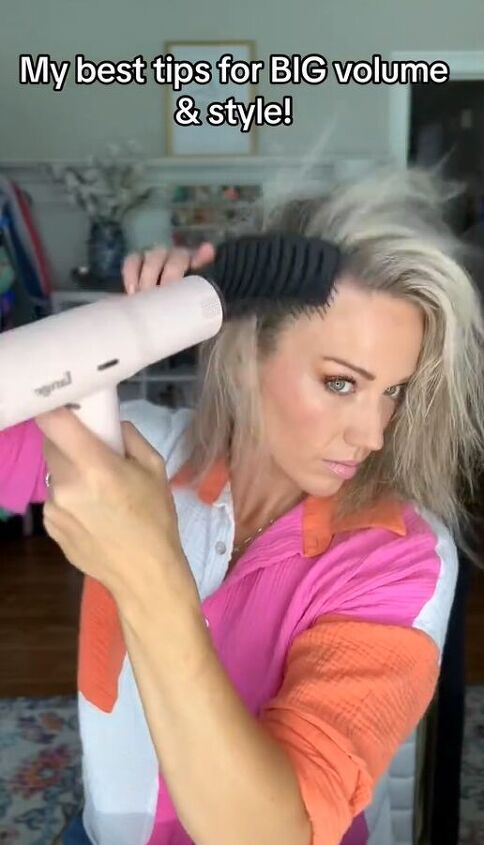 my best tips for big volume and style, Drying hair