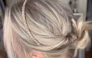 Simper Upbraid Cute and Easy No-part Milkmaid Braids Tutorial | Upstyle