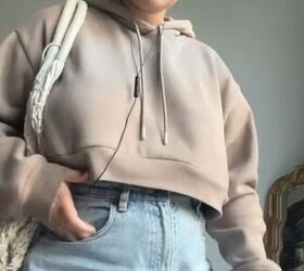 how to crop your hoodie, After How to crop your hoodie