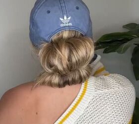 grab a ball cap and start rolling your ponytail, Ball cap hairstyle