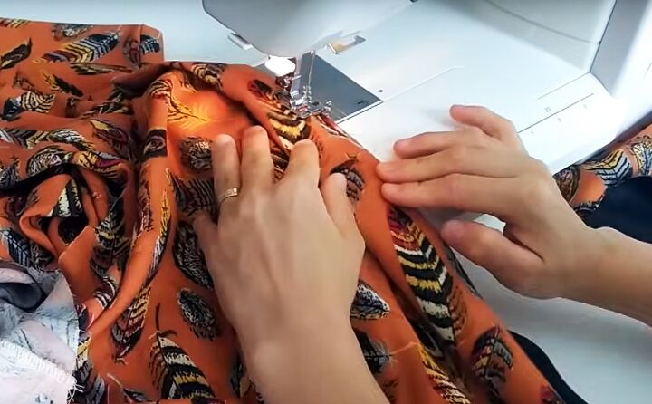 how to sew kimono gown, Attaching front band