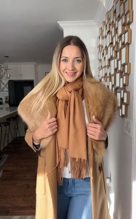 a stylish way to tie your scarf this winter, A stylish way to tie your scarf this winter