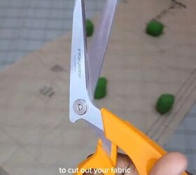 how to cut out your fabric when sewing a project, Scissors