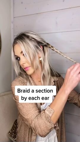 do 3 braids for this braided bun, Braiding hair