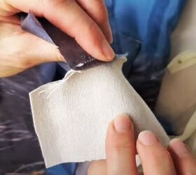 how to add a zipper to a bag, Attaching lining
