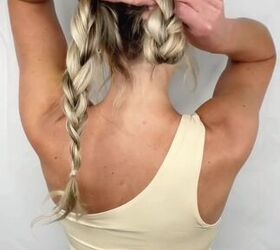 save this hack for the next time you re a wedding guest, Curling hair under