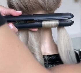 3 different curl types you can do with a straightener, Making long curls