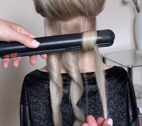 3 different curl types you can do with a straightener, Making long curls