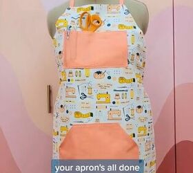 Easy Diy Apron With Pockets Upstyle 7541