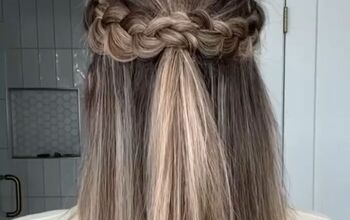 Quick and Easy Half-up Braided Hairstyle Tutorial