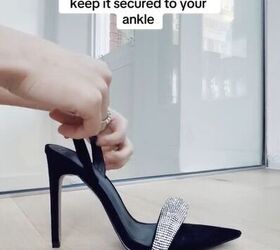 a heel hack every woman should know, Adding tape