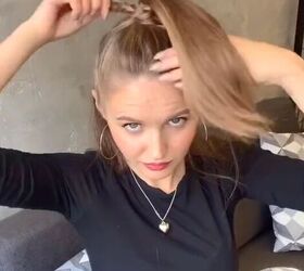 Try this trick with your hair today — perfect for Thanksgiving photos