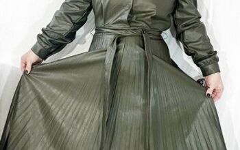 Altering a Faux Leather Dress