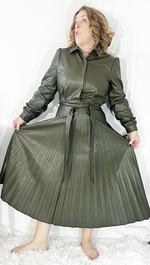 how to iron faux leather dress How to style a little faux leather dress