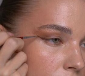 makeup look for hooded eyes, Applying eyeshadow