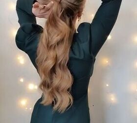 super easy and elegant updo, Criss crossing hair