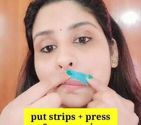 remove your hair at home with this wax recipe, Waxing upper lip