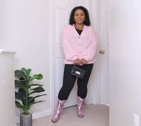 how to style pink metallic boots more metallic shoe trend tutorial, How to style pink boots