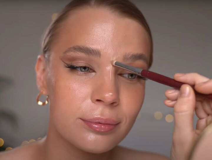 christmas makeup look, Shaping nose