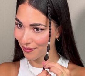 stop your braid halfway to do this, Creating bubbles