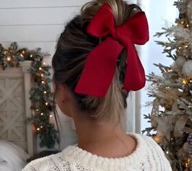 Grab a Ribbon and Do This to Give Your Hair a Festive Look