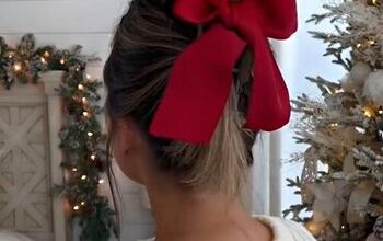 Grab a Ribbon and Do This to Give Your Hair a Festive Look