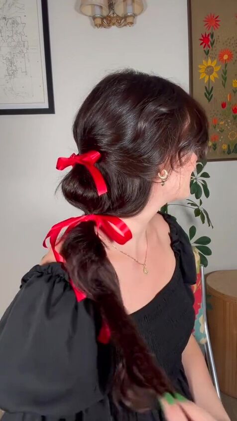 an easy and festive hairstyle this winter, An easy and festive hairstyle this winter