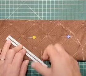 Cut a circle into some fabric to make this unexpectedly useful accessory idea