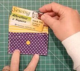Easy Card Holder Sewing Pattern Tutorial for Beginners