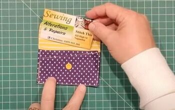 Easy Card Holder Sewing Pattern Tutorial for Beginners