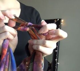 ways to style a scarf, Tying scarf jacket