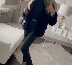 winter outfit ideas, Gunmetal booties chic look