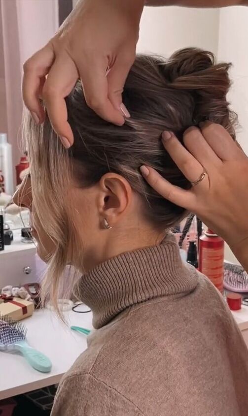 this timeless hairstyle is for any occasion, Pulling hair