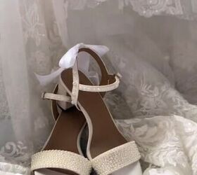 DIY Custom Pearl Wedding Heels