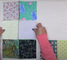 patchwork tote bag pattern, Making patchwork panels