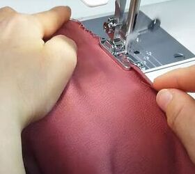 valentines day sewing project, Hemming
