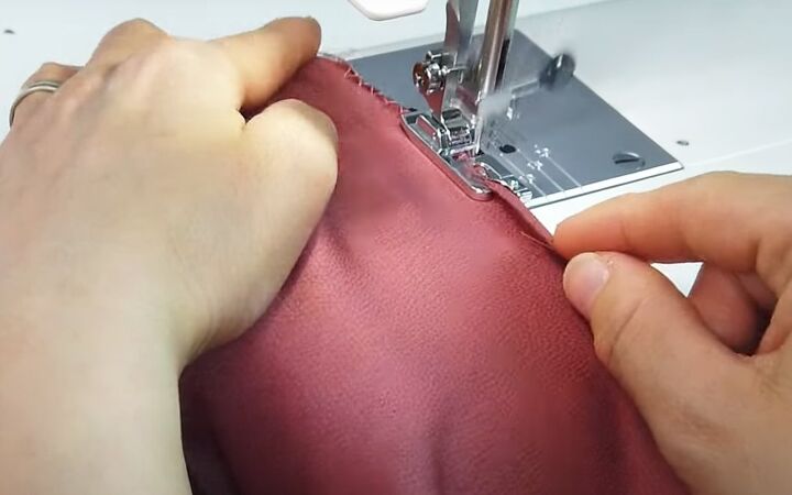valentines day sewing project, Hemming